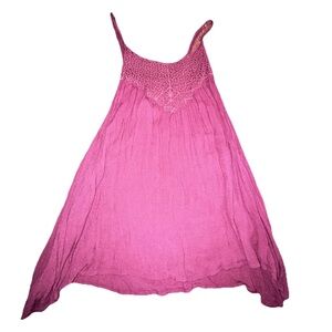 Aeropostale Women’s Waterfall Top Size Large Maroon Lace Front